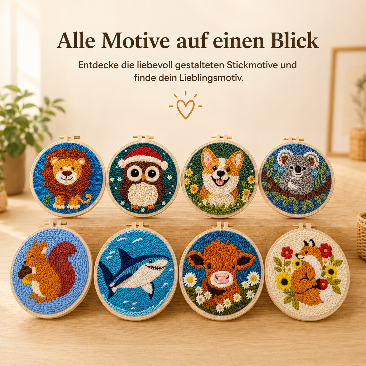 Stickabenteuer - Punch-Needle-Set